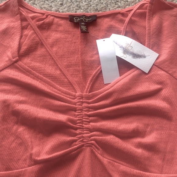 Jessica Simpson Sugar Coral Anisa Sweetheart Ruched Dress XS/S - Picture 10 of 11